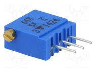 Potentiometer: mounting; multiturn; 5kΩ; 500mW; THT; ±10%; linear VISHAY