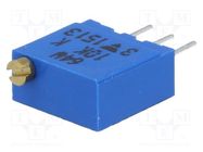 Potentiometer: mounting; multiturn; 10kΩ; 500mW; THT; ±10%; linear VISHAY