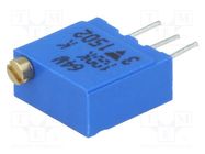 Potentiometer: mounting; multiturn; 100kΩ; 500mW; THT; ±10%; linear VISHAY