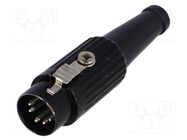 Connector: DIN; plug; male; PIN: 5; Layout: 180°; straight; for cable 