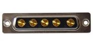 COMBO D-SUB CONN, RCPT, DB-5W5, PANEL
