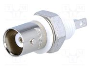 Connector: BNC; socket; female; insulated; straight; 50Ω; soldering TE Connectivity