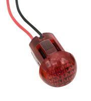 LED PANEL INDICATOR, RED, 12.7MM, 12V