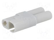 Connector: wire-wire; LED Light; plug; hermaphrodite; 520; 8.5A EDAC