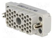 Connector: rectangular; socket; hermaphrodite; Mat: polycarbonate EDAC