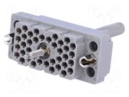 Connector: rectangular; 516; socket; hermaphrodite; PIN: 38; 2kV EDAC
