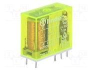 Relay: electromagnetic; DPDT; Ucoil: 12VDC; Icontacts max: 15A FINDER