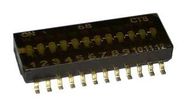 DIP SWITCH, 0.1A, 50VDC, 12POS, SMD