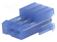 Connector: wire-board; plug; female; PIN: 3; MTA-100; 250VAC; IDC TE Connectivity