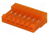 Connector: wire-board; plug; female; MTA-156; PIN: 7; 600VAC; IDC TE Connectivity