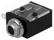 Connector: Jack 3,5mm; socket; female; mono; ways: 2; angled 90° SWITCHCRAFT