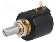 Potentiometer: shaft; multiturn; 10kΩ; 2W; ±3%; 6.35mm; linear; IP50 BOURNS