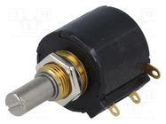 Potentiometer: shaft; multiturn; 10kΩ; 2W; ±3%; 6.35mm; linear; IP50 BOURNS