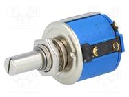 Potentiometer: shaft; multiturn; 2kΩ; 1W; ±5%; 6.35mm; linear; IP40 BOURNS