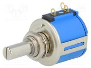 Potentiometer: shaft; multiturn; 100kΩ; 2W; ±10%; 6.35mm; linear BOURNS