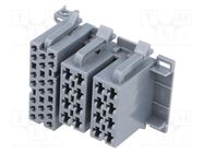 Connector housing; plug; ISO; PIN: 36 4CARMEDIA