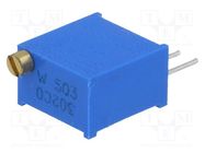 Potentiometer: mounting; multiturn; 50kΩ; 500mW; THT; ±10%; linear BOURNS