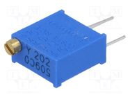 Potentiometer: mounting; multiturn; 2kΩ; 500mW; THT; ±10%; linear BOURNS