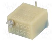 Potentiometer: mounting; multiturn; 20kΩ; 250mW; SMD; ±10%; linear BOURNS