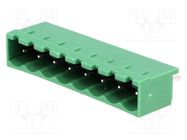 Pluggable terminal block; 5mm; ways: 8; straight; socket; male DEGSON ELECTRONICS