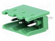 Pluggable terminal block; 5mm; ways: 3; straight; socket; male DEGSON ELECTRONICS