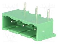 Pluggable terminal block; Contacts ph: 7.5mm; ways: 3; angled 90° DEGSON ELECTRONICS