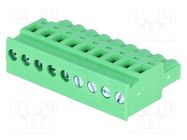 Pluggable terminal block; Contacts ph: 5.08mm; ways: 9; plug; 320V DEGSON ELECTRONICS