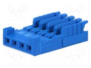 Connector: wire-board; plug; female; PIN: 4; HE14; IDC; for cable TE Connectivity