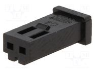 Connector: wire-board; plug; female; AMPMODU MOD II; 2.54mm; PIN: 2 TE Connectivity