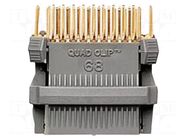 Test clip; grey; Overall len: 29.97mm; gold-plated; PLCC68 POMONA