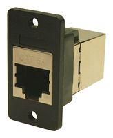 ADAPTR, RJ45 JACK-JACK, 6P4C, CAT6A