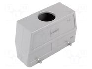 Enclosure for connectors: HDC; size 24B; for cable; Han® B; IP65 HARTING
