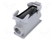 Enclosure for connectors: HDC; size 24B; Han® B; IP65; high; M32 HARTING