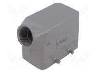 Enclosure: for HDC connectors; Han® B; size 10B; for cable; M25 HARTING