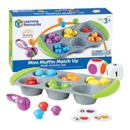 Mini Muffin Match Up Math Activity Set Learning Resources  LER 5556, Learning Resources