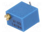 Potentiometer: mounting; vertical,multiturn; 10kΩ; 250mW; SMD SR PASSIVES