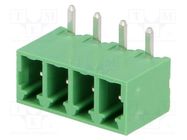 Pluggable terminal block; 3.81mm; ways: 4; angled 90°; socket DEGSON ELECTRONICS