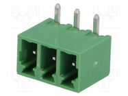 Pluggable terminal block; 3.81mm; ways: 3; angled 90°; socket DEGSON ELECTRONICS