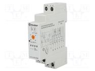 Staircase timer; for DIN rail mounting; 230VAC; SPST-NO; IP20 FINDER