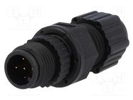 Connector: M12; plug; PIN: 5; male; A code-DeviceNet / CANopen AMPHENOL LTW