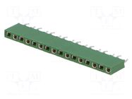 Connector: pin strips; socket; female; PIN: 16; HV-100; straight TE Connectivity