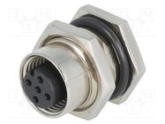 Connector: M12; socket; PIN: 5; female; A code-DeviceNet / CANopen AMPHENOL LTW