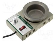 Device: soldering pot; 250W; 200÷450°C; 80mm; 230VAC; Plug: EU MCP