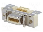 Connector: MDR; PIN: 14; shielded; Locking: latch; socket; female 3M