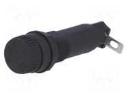 Fuse holder; 5x20mm; 10A; 250V; on panel; Cutout: Ø12.7mm; -40÷85°C LITTELFUSE