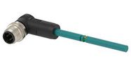 SENSOR CORD, 4P R/A M12 PLUG-FREE END/5M