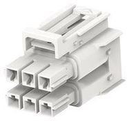 CONNECTOR HOUSING, PLUG, 6POS, 5MM