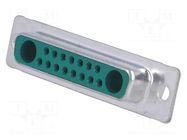Connector: Special D-Sub; PIN: 17(2+15); plug; female; for cable CONEC