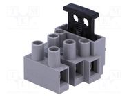 Terminal block; screw terminal; 0.5÷2.5mm2; 250V; 6.3A; ways: 3 DEGSON ELECTRONICS