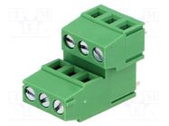 PCB terminal block; angled 90°; 5mm; ways: 6; on PCBs; 2.5mm2; 10A DEGSON ELECTRONICS